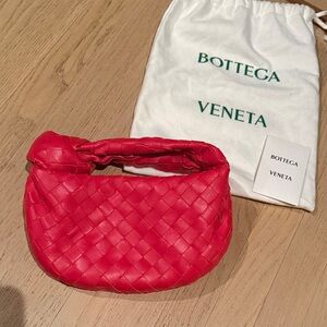Bottega Veneta Vibrant Pink Mini Woven Bag
